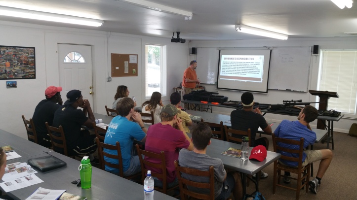Intro to firearms class aug 15 1